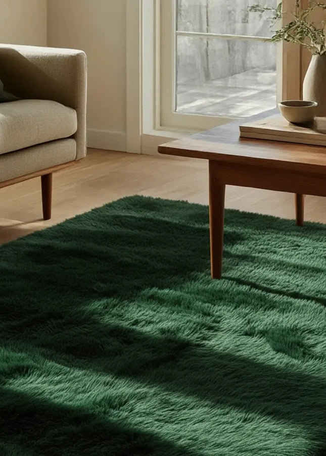 Ryamattor är mjuka, fluffiga och inbjudande. Den höga luggen ger en varm och mysig atmosfär i både vardagsrum och sovrum.